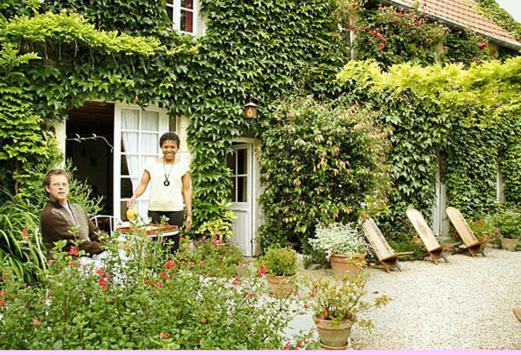 Hotel La Glycine Asnelles Exterior foto